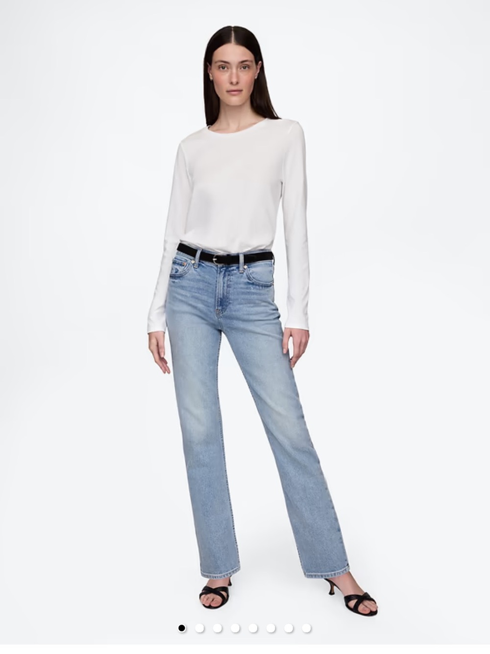 Gap High Rise Slim Straight Jeans - Picture 14 of 16